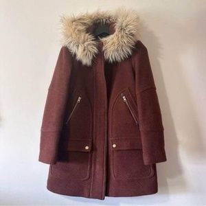 J Crew Chateau Parka Wool size 4